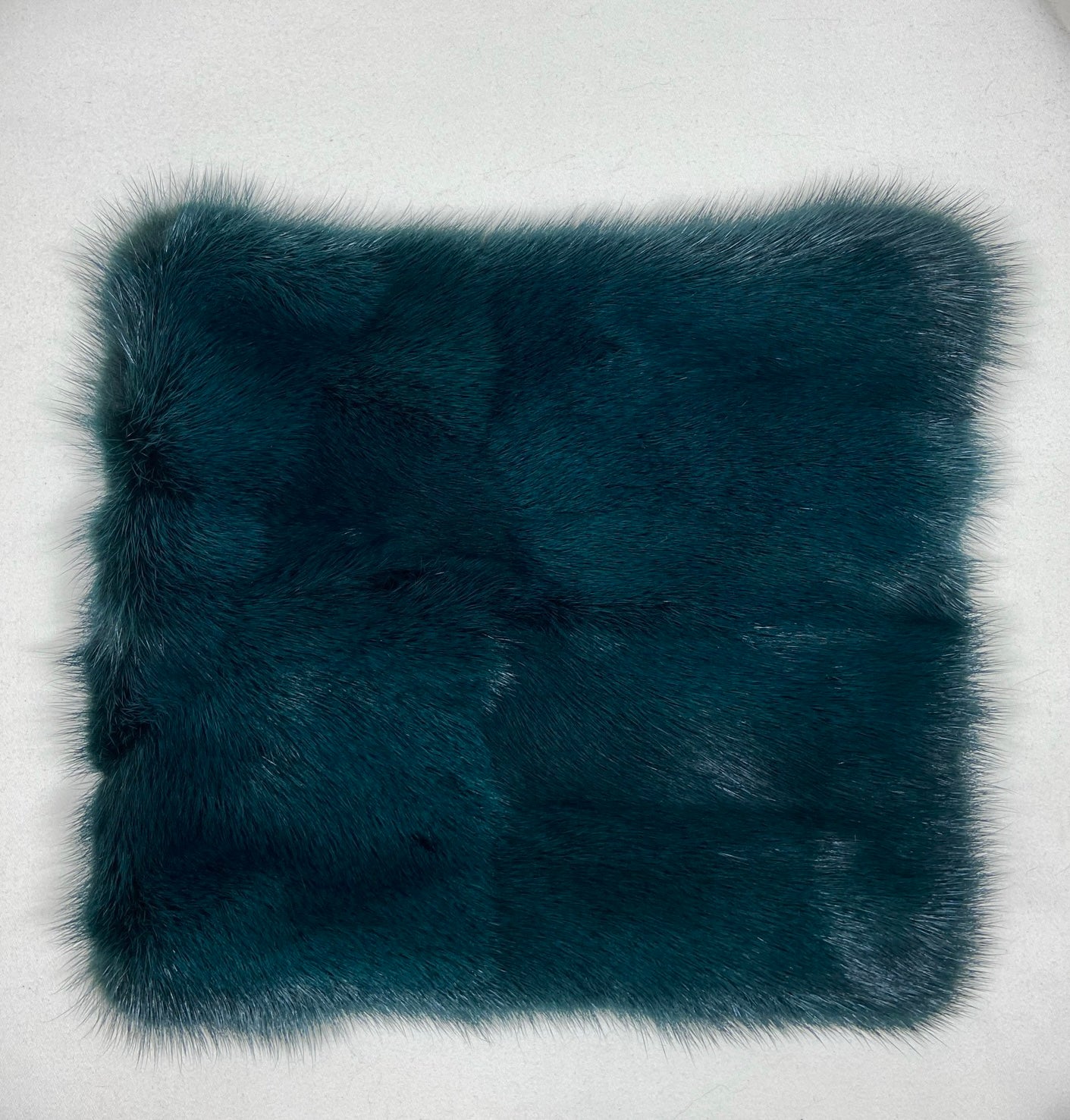 Fur Wallet / Phone Holder - Blue