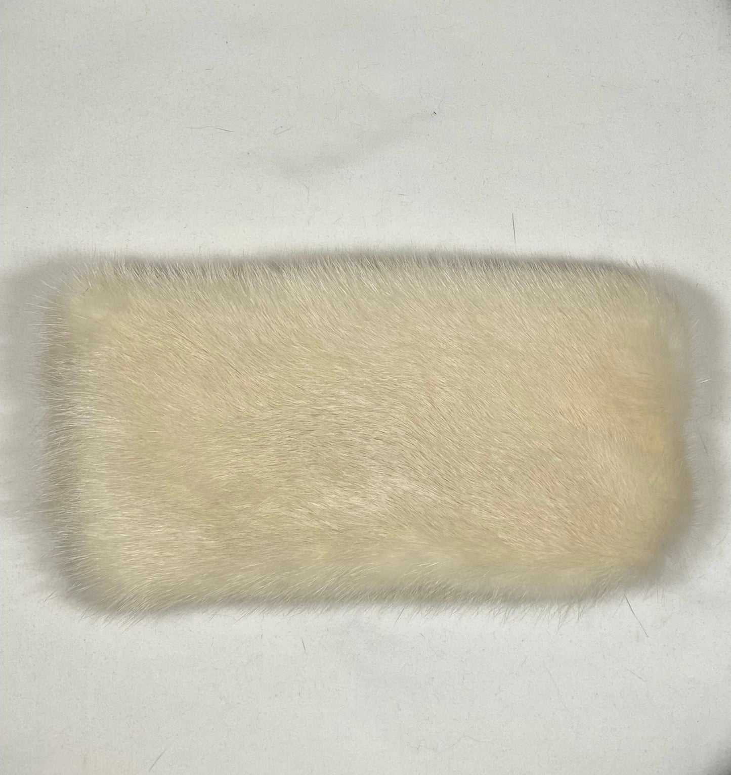 Fur Wallet / Phone Holder - White