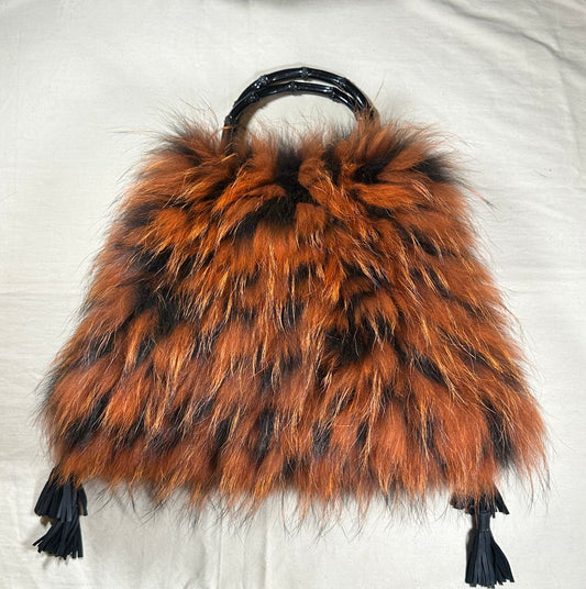 Feathered Fur Handbag
