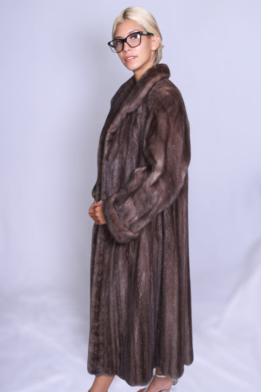 Full Length Sapphire Mink Coat