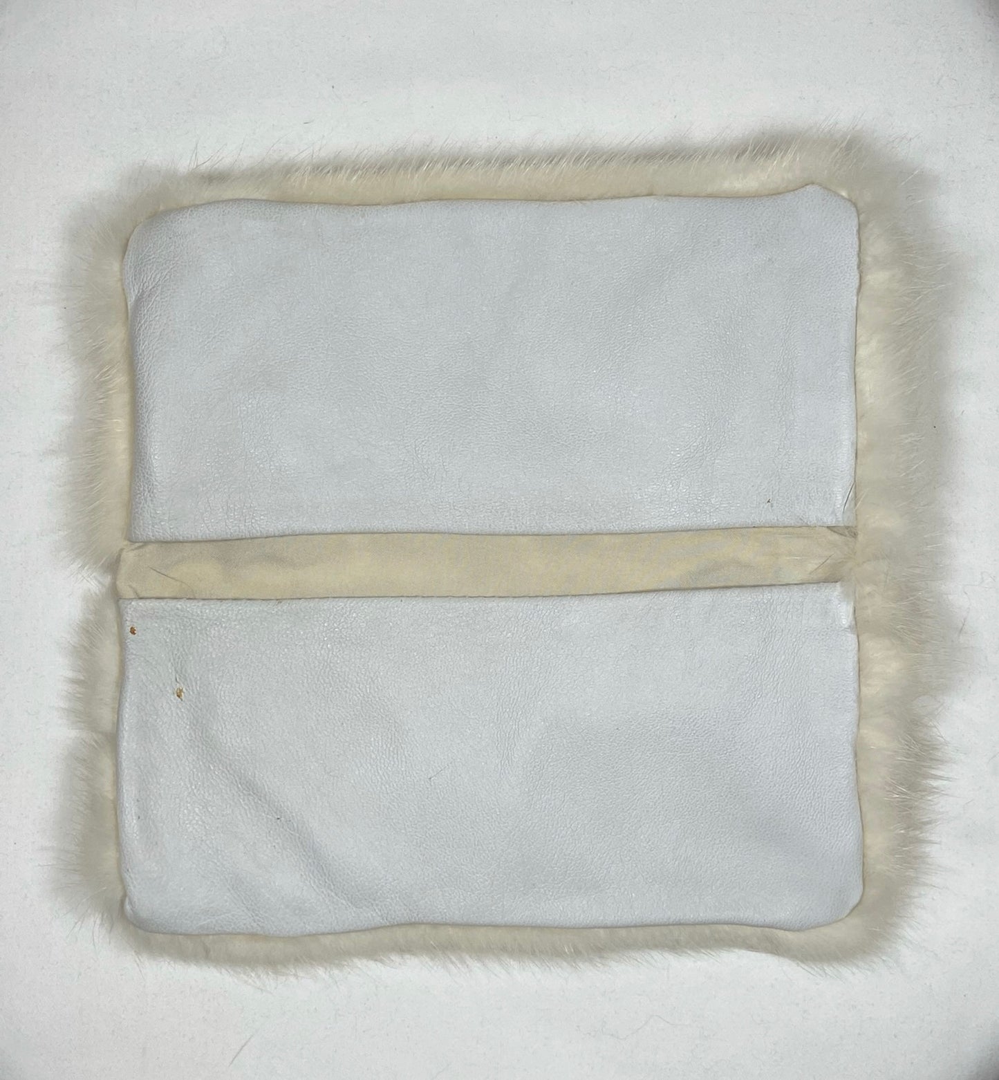 Fur Wallet / Phone Holder - White