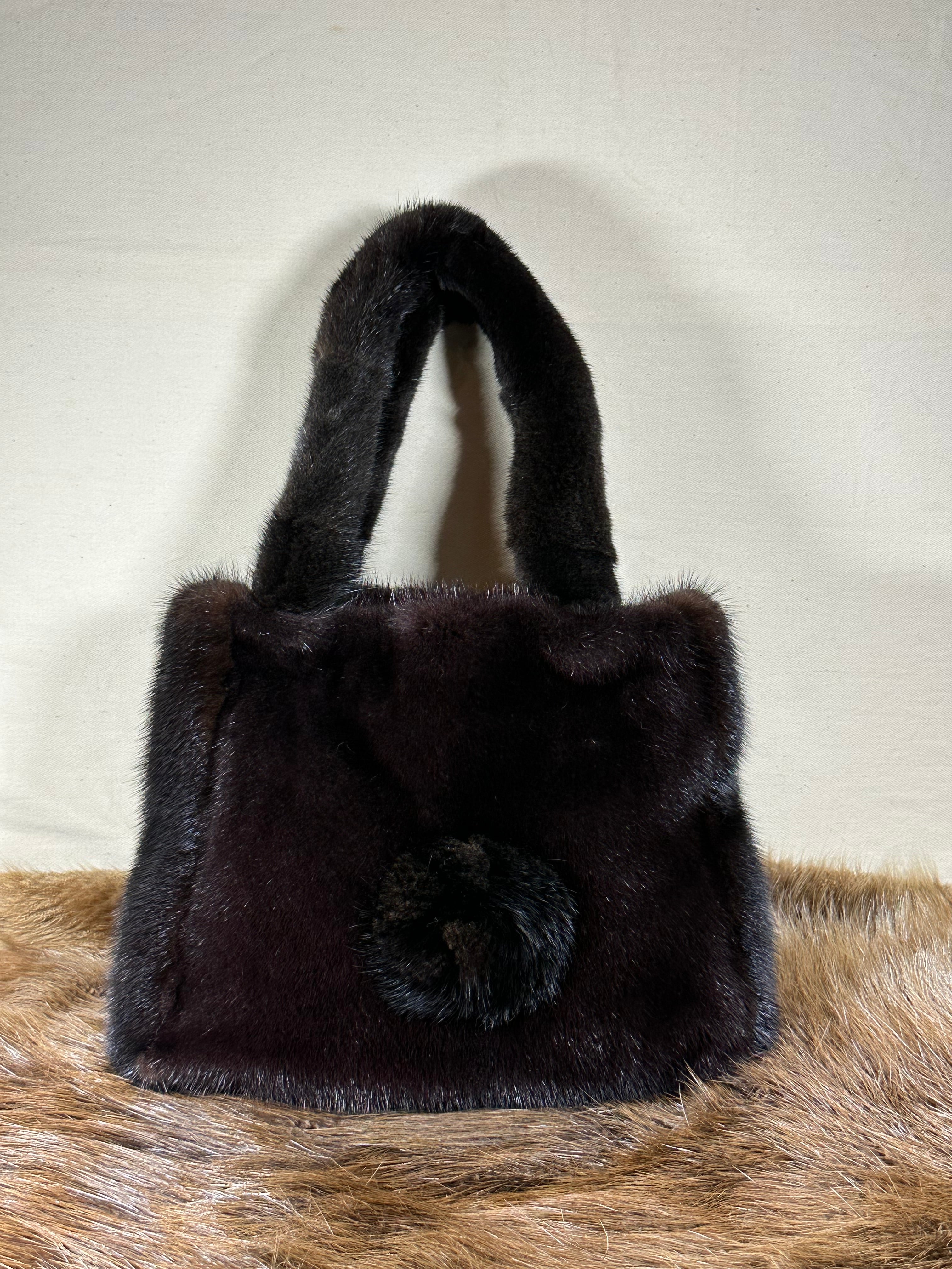 100% Real Mink Fur Handbag For Women Luxury Winter Bag Party Fur Bags For  Women ,Fur Shoulder Bags - AliExpress