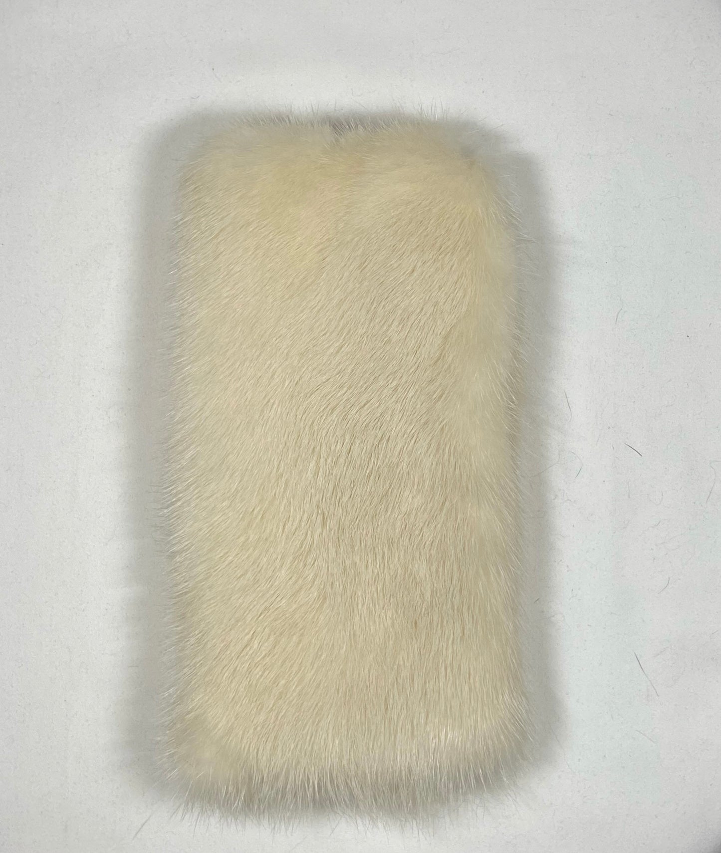 Fur Wallet / Phone Holder - White